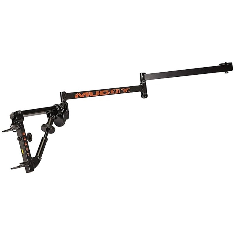 Muddy Outfitter Camera Arm with Steel Construction, 360-Degree Extension, Bubble Level, and Quick Release Lever Adjustments (Black) - Image 1